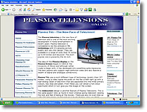 Plasma Television website